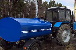 Полуприцеп-цистерна тракторный ЛКТ-3,5ПМ (с системой самозакачки и пожаротушения)