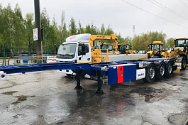 MARAL SANAT TKC3, полуприцеп-контейнеровоз, оси SAF универсальный 40 футовый, 2 х 20, 1 х 30